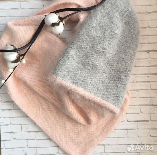 Шапки бини из пуха норки