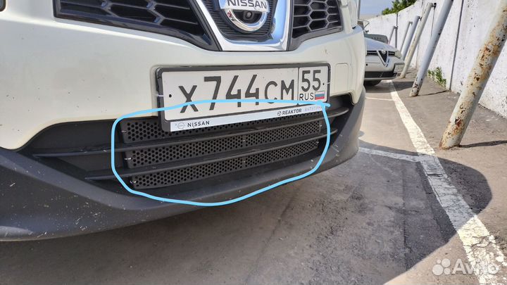 Защита радиатора Nissan Qashqai j10