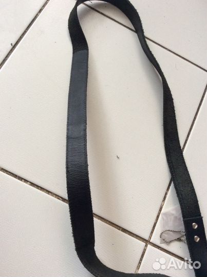 Ошейник и поводок кожа буйвола-набор. Новые