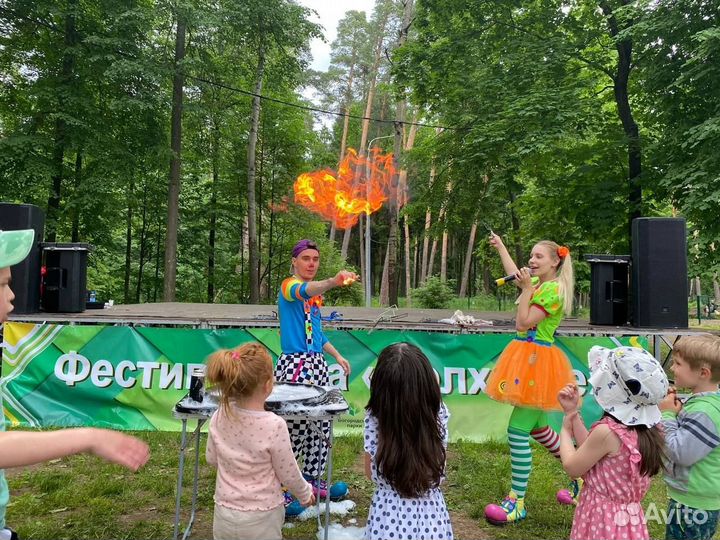 Шоу мыльных пузырей. Аниматор