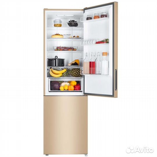 Холодильник haier cef537agg золотистый