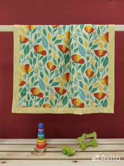 Муслиновое одеяло плед