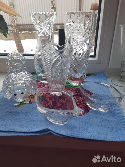 Ваза хрусталь СССР