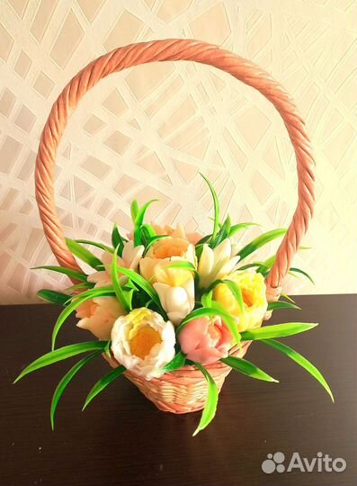 Цветы из мыла