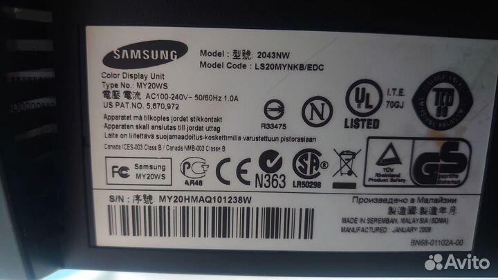 Монитор Samsung