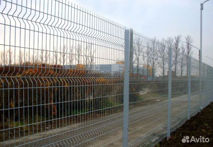 Забор из 3D сетки под ключ под ключ