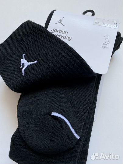 Носки Jordan Everyday черные x3