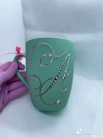 Кружка со стразами