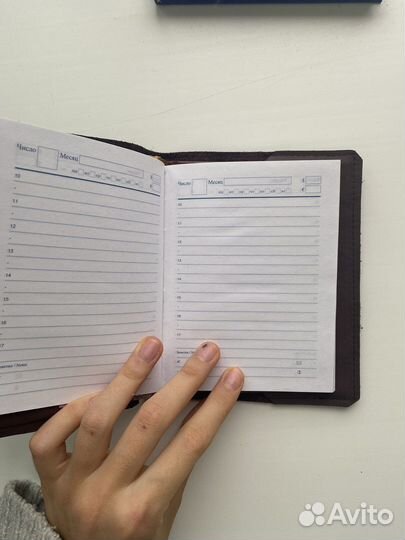 Кожаный Ежедневник