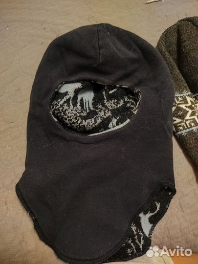 Шапка шлем для мальчика