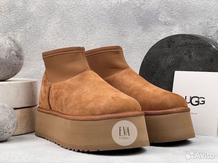 Угги женские Ugg Classic Mini Dipper Chestnut