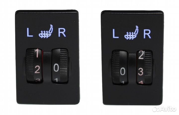 Комплект подогревов сидений с кнопокой Ksize ZG5