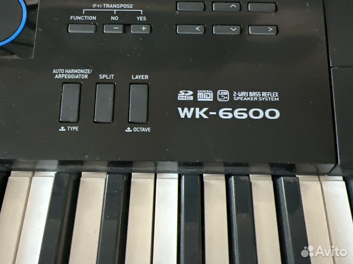 Синтезатор casio wk-6600
