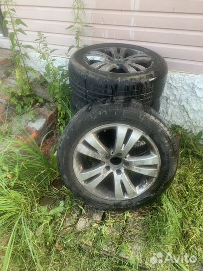 Литые диски r17 на mercedes бу