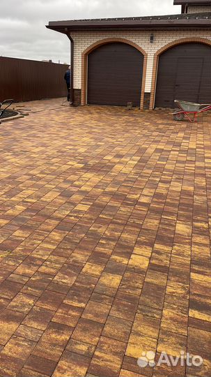 Брусчатка тротуарная плитка в Глазуновке