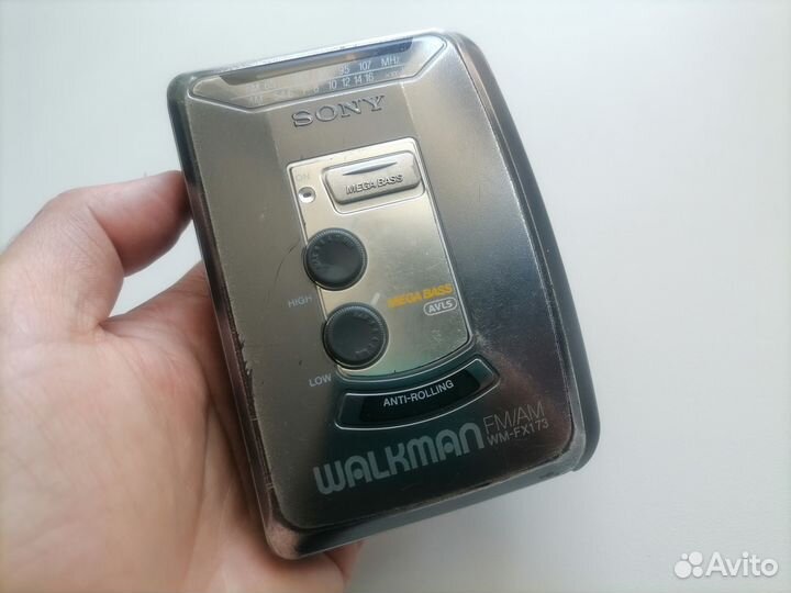 Кассетный плеер sony walkman wm-fx173