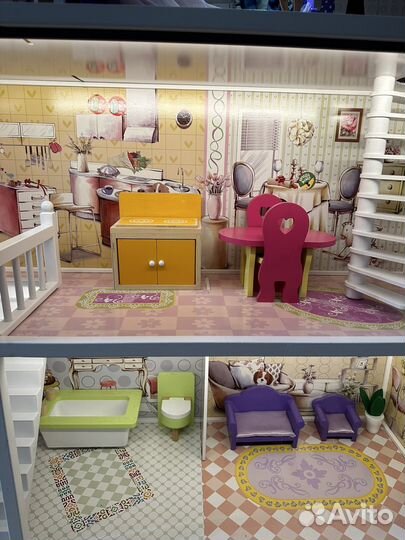 Домик кукольный для барби