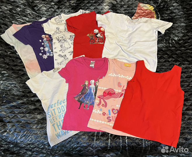 Большой пакет одежды для девочки