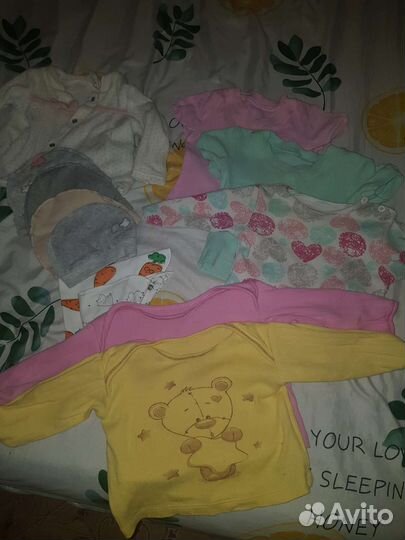 Детские вещи пакетом для девочек 3-5 месяца