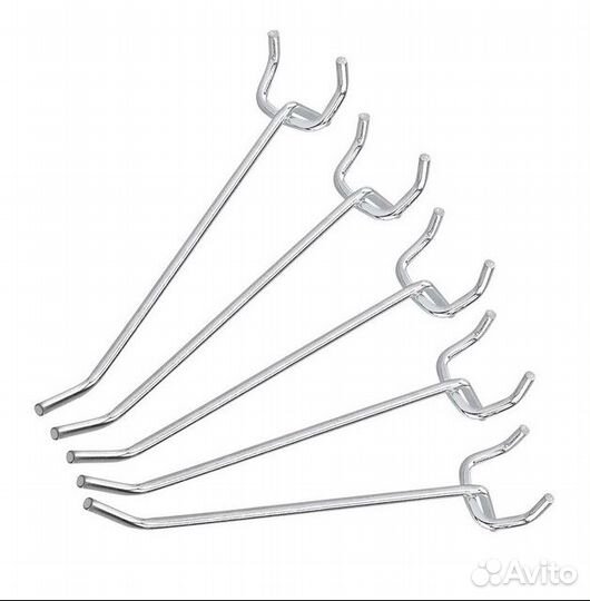 Крючки для перфорированных панелей 2.5 to 15cm