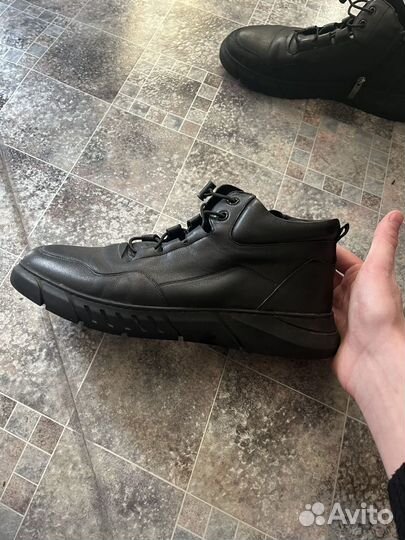 Мужские кожаные ботинки