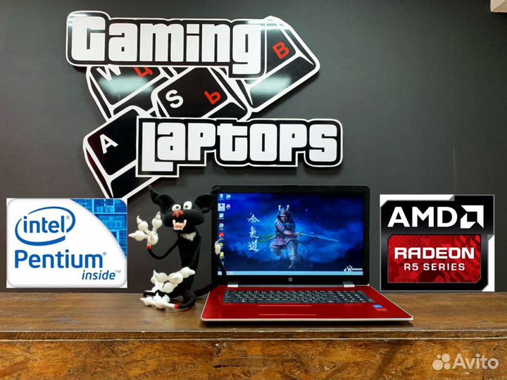 Мощный ноутбук HP 6GB/17.3