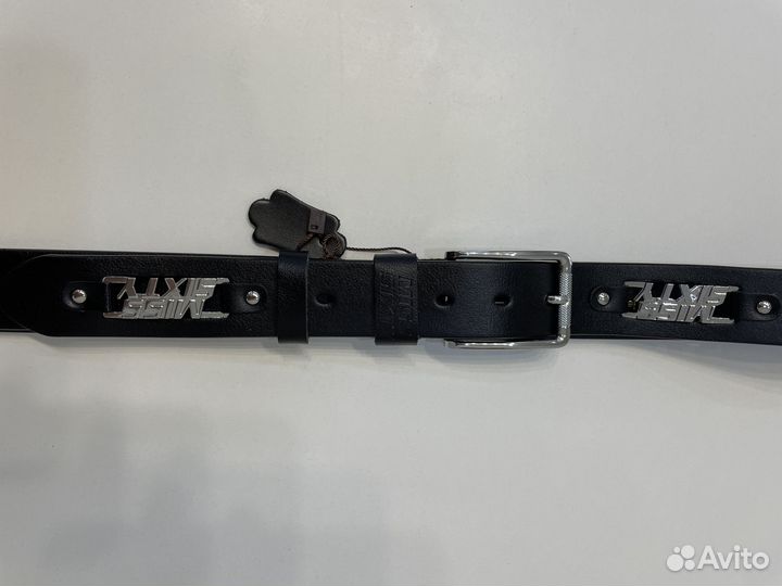 Ремень женский натуральная кожа черный