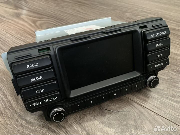 Штатная магнитола kia rio 4