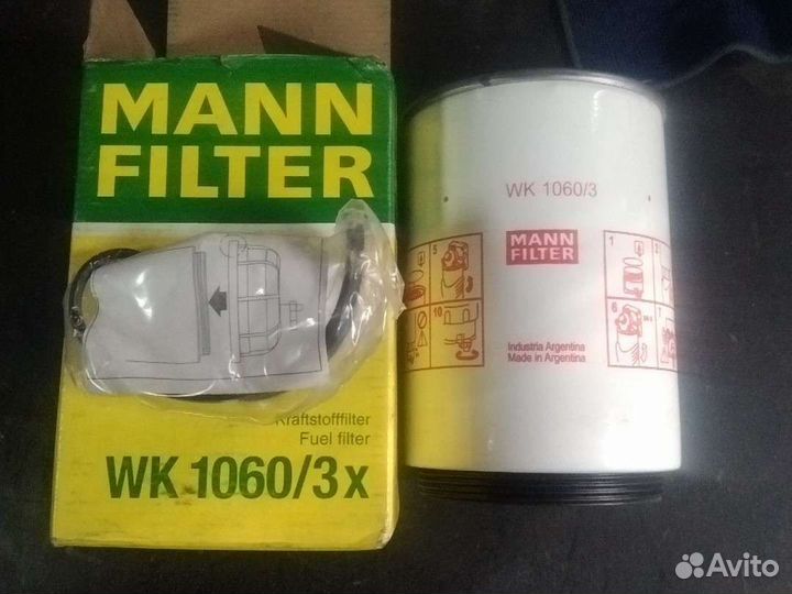 Фильтр Топливный Сепаратора mann -filtr WK1060/3X