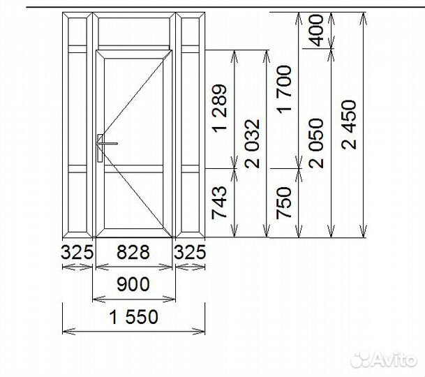 Дверь входная пвх