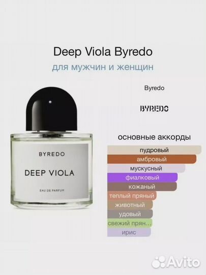 Духи Byredo (Байредо) Deep Viola 100 мл