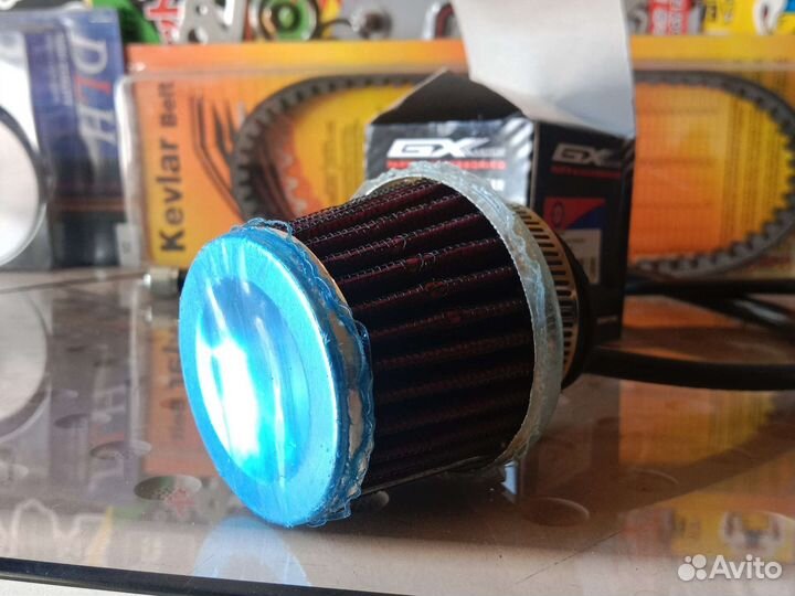 Воздушный фильтр + трос спидометр на мопед