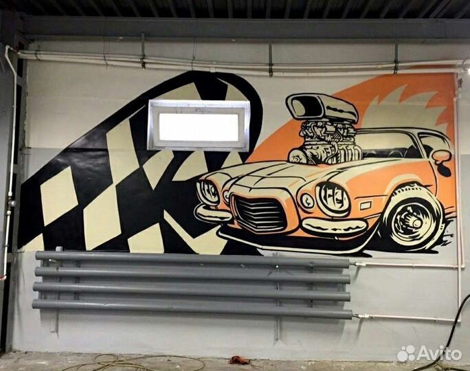 Граффити оформление стен