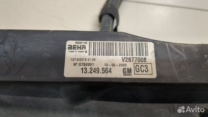 Вентилятор радиатора Opel Corsa D