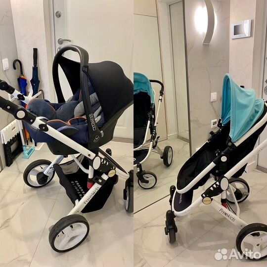Коляска с автолюлькой