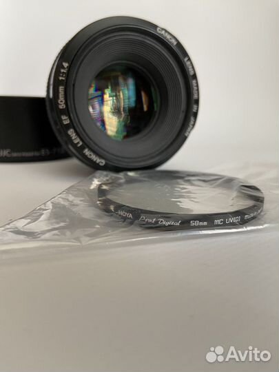 Обьектив Canon EF 50mm f 1:1.4 made IN japan