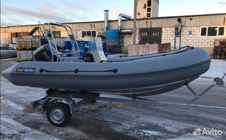 Лодка риб профмарин рм 450 RIB С ал. корпусом tob