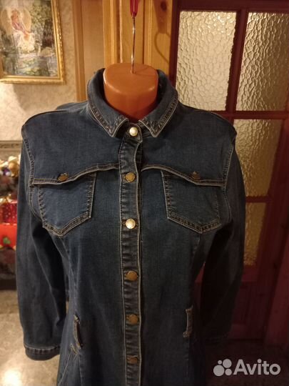 Платье джинсовое, р.44 - 46