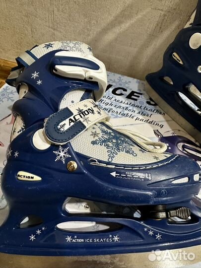 Коньки раздвижные детские