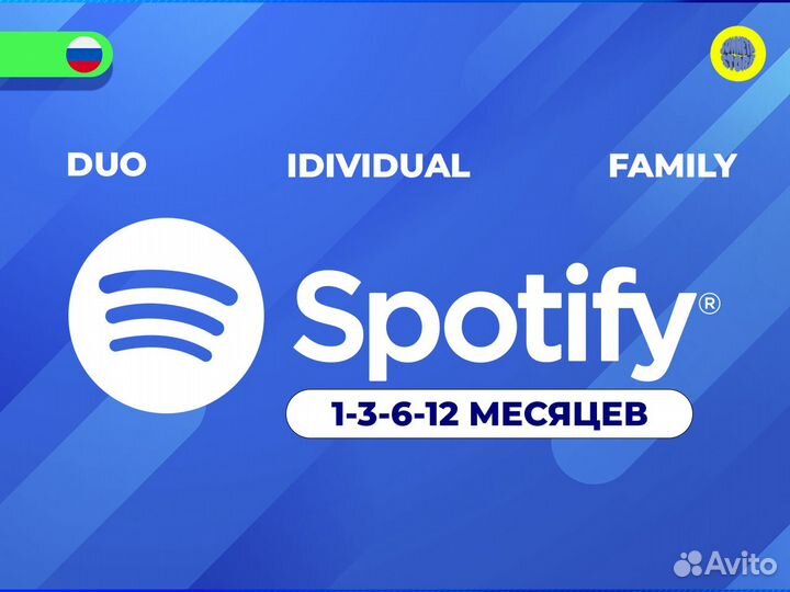 Spotify premium на любой срок