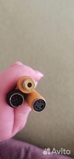 Переходник S-Video 9 Pin на S-Video 4 Pin + 1 RCA