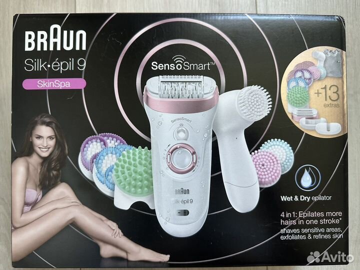 Braun silk epil 9 эпилятор+уход за лицом и телом