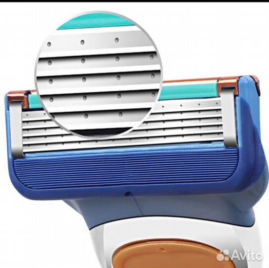 Gillette Fusion Мужская Бритва, 4 кассеты