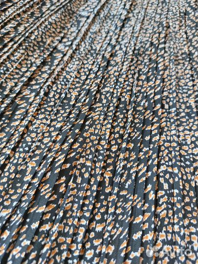 Юбка плиссе макси с подкладом