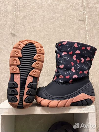 Зимние ботинки сноубутсы для девочки