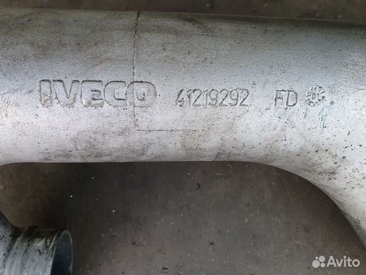 Патрубок интеркулера iveco eurotrakker