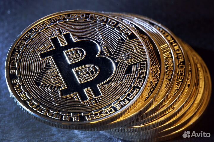 Сувенирная монета Биткоин Bitcoin