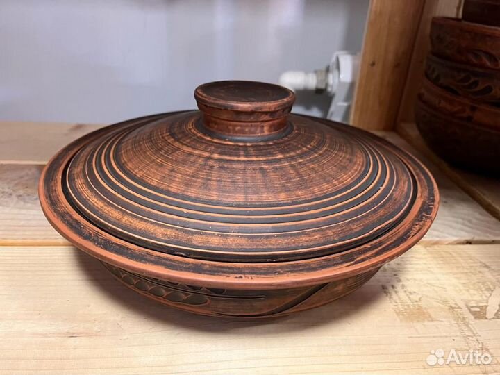 Сковорода глиняная