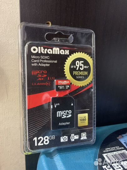 Карта памяти microsd 128 gb новая