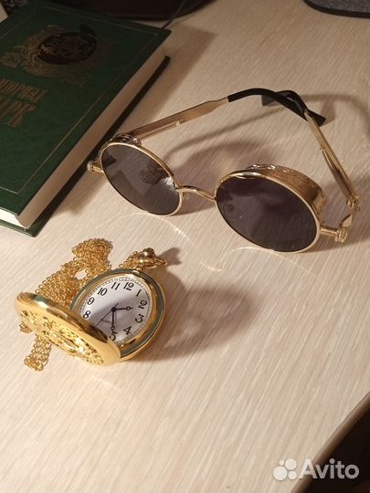 Солнцезащитные очки новые в стиле стимпанк
